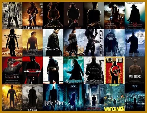 你看过的所有电影海报设计 都在这18个种类里了(图1)